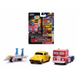 TRANSFORMERS SET 3 NANO MASINUTE METALICE 4CM