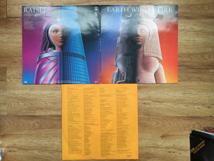 EARTH, WIND &amp; FIRE - RAISE! (1981,CBS,UK) vinil vinyl