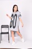 K817-18 Tricou lung tip rochie cu imprimeu &quot;GO&quot;, M