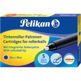 Rezerve albastre stilou cu role Pelikan/ Grand Prix, 2setx5 rezerve/set, PELIKAN