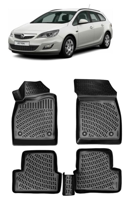 Set Covorase Auto Cauciuc dedicate Opel Astra J (2009-2015)