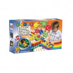 Set de constructie Clics Toys, 172 piese, 210 stickere foto