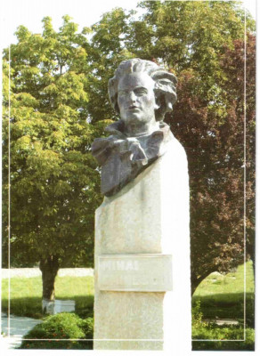 Moldova 2009, Mihai Eminescu Bust Criuleni foto