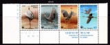 COREEA DE SUD 1988, Fauna, Pasari, WWF, serie neuzata, MNH, Nestampilat