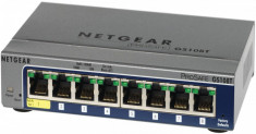 Switch NetGear GS108T-200GES 8 porturi x 10/100/1000 Mb/s foto