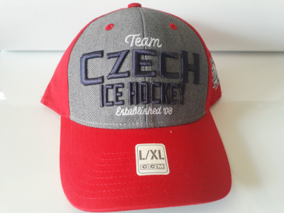 Echipa națională de hochei șapcă de baseball Czech Republic Logo Lev CCM - S/M foto