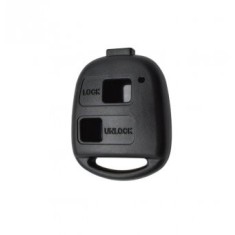 Carcasa cheie Topautochei&reg; pentru Toyota RAV4 Prado Corolla Land Cruiser Celica, fara lamela, 2 butoane