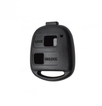 Carcasa cheie Topautochei&reg; pentru Toyota RAV4 Prado Corolla Land Cruiser Celica, fara lamela, 2 butoane