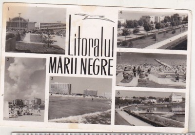 bnk cp Litoralul marii Negre - Vedere - uzata foto
