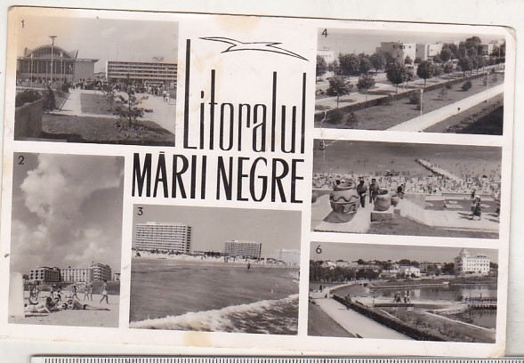 bnk cp Litoralul marii Negre - Vedere - uzata