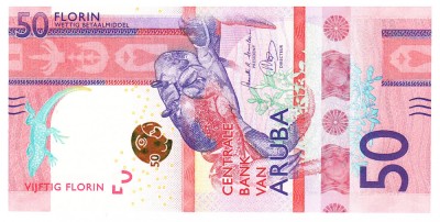 Aruba 50 Florin 2019 P-23 UNC foto