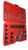 Trusa Profesionala Extractoare Suruburi Rupte 26 Piese + 6 Freze Metal 22-53mm, Otel Inox Fonta, Cutie Metalica