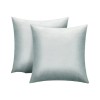 Set 2 fete de perna Hoomil, 45 x 45 cm, catifea, gri deschis