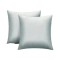 Set 2 fete de perna Hoomil, 45 x 45 cm, catifea, gri deschis