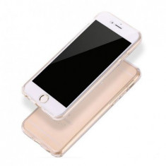 Husa de protectie fata + spate pt Apple iPhone 6 Plus / 6S Plus, TPU 0.3 mm, alb