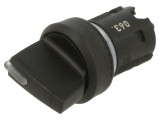 Comutator Rotativ 22mm Negru 3 Poziții