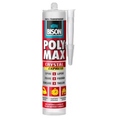 Adeziv universal, transparent, 300 g, Bison Poly Max Cristal GartenVIP DiyLine