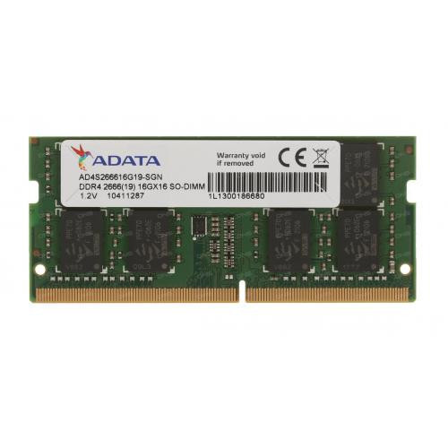 SODIMM Adata, 4GB DDR4, 2666 MHz, &quot;AD4S26664G19-SGN&quot;