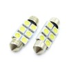 Bec LED Sofit 36mm Plafoniera/Numar Auto Carguard, SMD, 1.5W, 12V - Set 2 buc