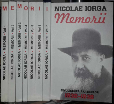 Nicolae Iorga-Memorii-7 volume foto