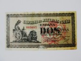 Rara! Spania 2 Pesetas 1936 Asturias si Leon-Razboiul Civil,bancnota din imagini la cel mai mic pret