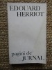 Pagini de jurnal - Edouard Herriot