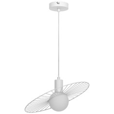 Pendul spot GoodHome Odzala, alb, 1xG9, design modern, 5W