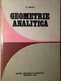 GEOMETRIE ANALITICA-R. MIRON-338017