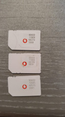 100 Cartele Vodafone 0 euro activate fara carton 3 lei/bucata foto