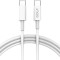 Cablu USB tip C la USB tip C 1m Golf Data Sync TPE PD 65W Quick Charge alb GC-81c A0115916