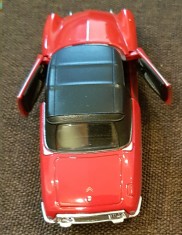 Macheta Citroen DS19 Cabriolet - Welly. Rosie. Scara 1:36 foto