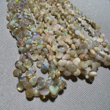 Sirag briolete opal etiopian de foc galben 5-8mm culoare 2 40cm