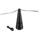 Ventilator Antitantari Navaris, Electronic, USB, Gri/Negru, Plastic, Capcana Insecte, Fara Miros