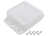 Carcasă Universală cu Lame de Fixare 104x106x37mm