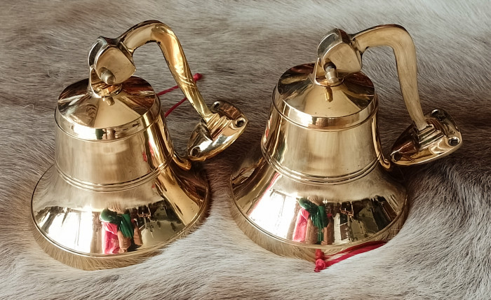 Set clopoti din bronz masiv piese colecție