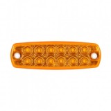 Lampa Gabarit LED 12V 24V STROBO FR1178, 12 LED-uri, Universal, Auto, Camion, Remorca, Iluminare Laterala, Pozitie, Semnalizare