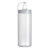 Sticlă Sosuri, Model, Capacitate 400ml, Transparent, Plastic