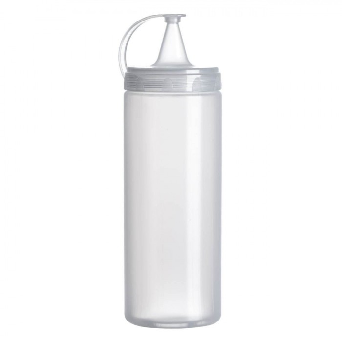 Sticlă Sosuri, Model, Capacitate 400ml, Transparent, Plastic