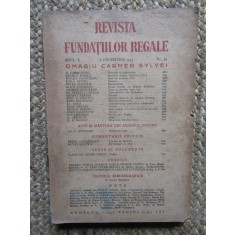 Revista Fundatiilor Regale Anul X DECEMVRIE 1943 Nr. 12