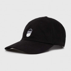 Puma șapcă de baseball din bumbac Downtown Low Curve Cap culoarea negru, cu imprimeu, 025312 25312