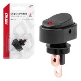 &Icirc;ntrerupător ON/OFF 12/24V, max 30A, LED roșu