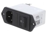 Conector Alimentare AC Soclu Tată 10A 250V C14