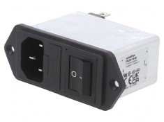 Conector Alimentare AC Soclu Tată 10A 250V C14