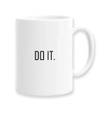 Cana alba personalizata &quot;Do it&quot;, INOVATIX&reg;. 330ml