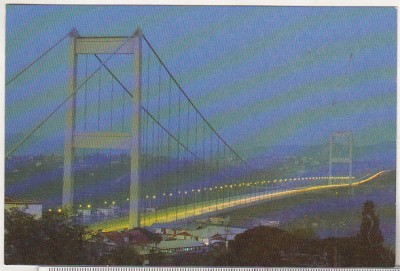 bnk cp Poduri - Turcia - Istambul - Podul Fatih Sultan Mehmet - necirculata foto
