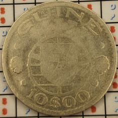 Guinea Bissau 10 escudos 1952 argint - km 10 - A006