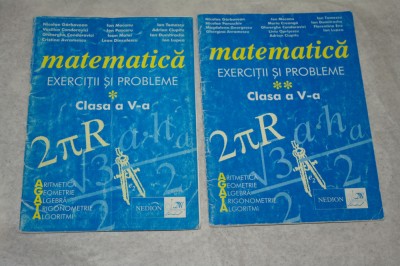 Matematica Exercitii si probleme Clasa a V - a - 2 vol -Garbovean sa foto