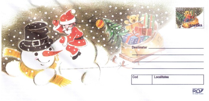 ROMANIA 2002, Craciun 2002, intreg postal