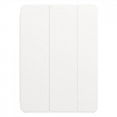 Husa de protectie tableta Apple Smart Folio pentru iPad Pro 11", mxt32zm/a, Poliuretan, Alb