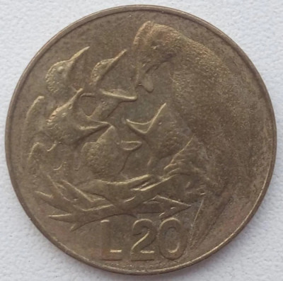 Moneda San Marino - 20 Lire 1975 - FAO foto